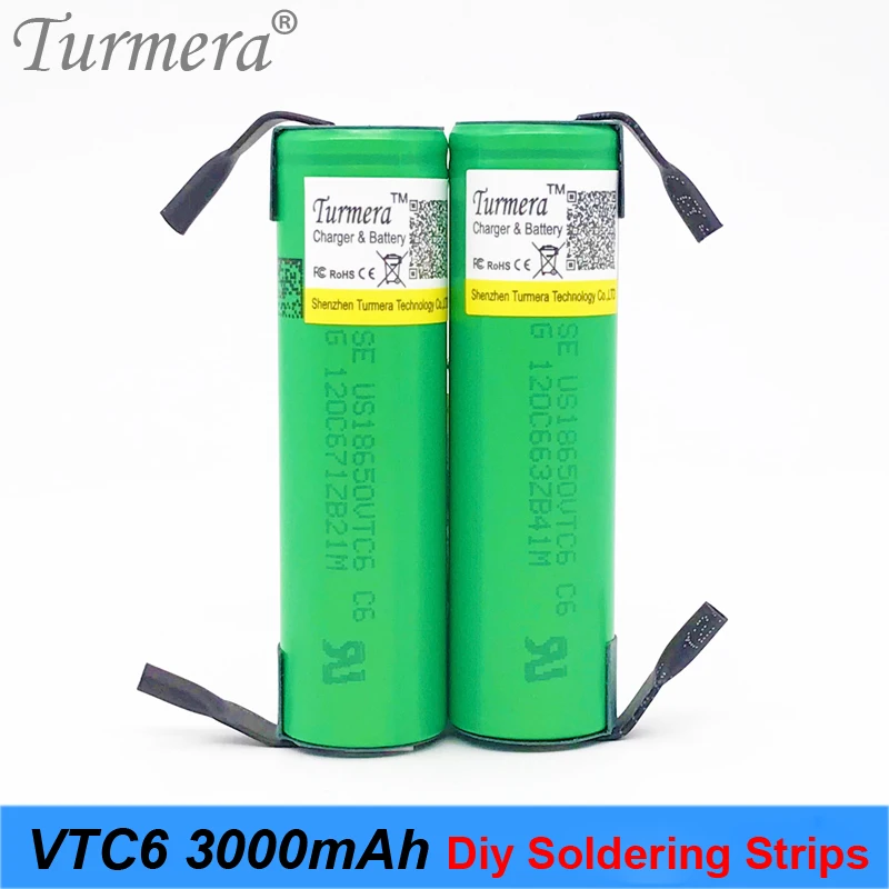 original battery 18650 3000mah vtc6 US18650VTC6 30a 18650 battery for screwdriver soldering weld for sony power bank battery original battery 18650 3000mah vtc6 US18650VTC6 30a 18650 battery for screwdriver soldering weld for sony power bank battery