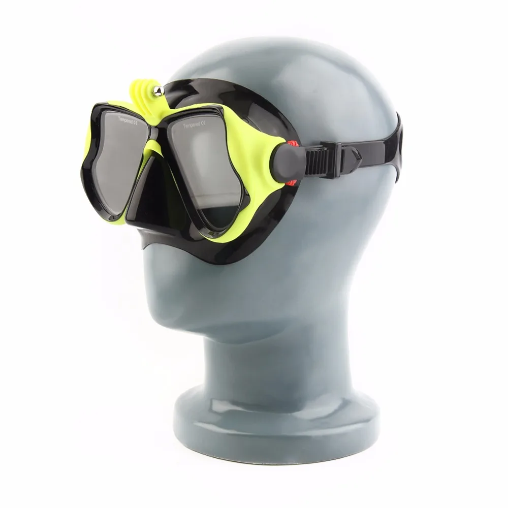 Профессиональная подводная камера маска для дайвинга подводная трубка плавательные очки для GoPro Xiaomi SJCAM Спортивная камера Прямая доставка