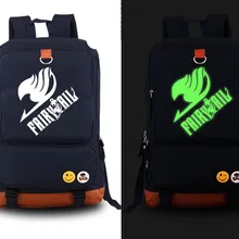 Fairy Tail рюкзак с принтом «Аниме Косплей» парусиновая студент световой школьный дорожные сумки в стиле унисекс