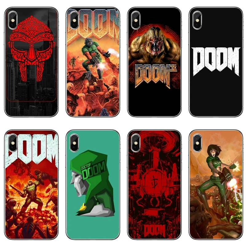 Чехол для телефона с логотипом game Doom Samsung Galaxy S10 S9 S8 S7 S6 edge Plus Lite S5 S4 Note 9 8 5 4 мягкий