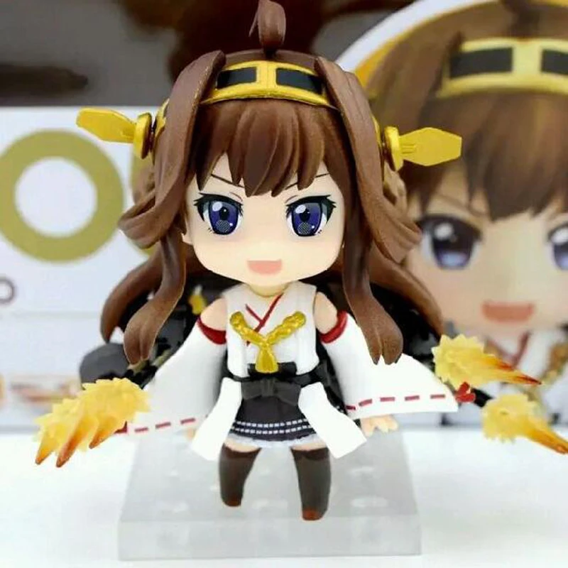 

Kantai Collection Kongo 10cm Anime Action Figure Nendoroid figurine collection model toy gift with box PVC