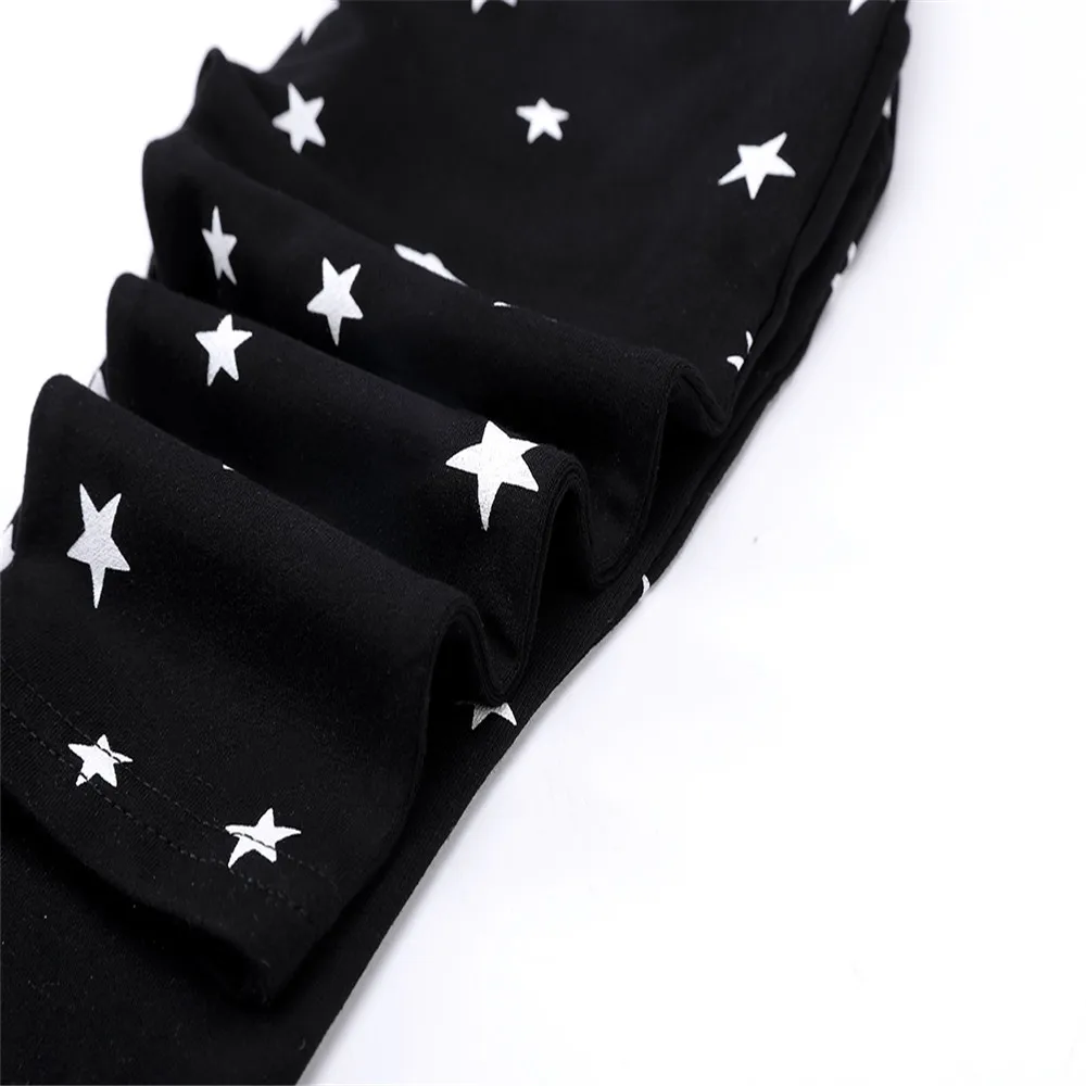 Yeedison Casual Girls Pants Cotton Warm Boys Leggings Spring Autumn Children Harem Pants Stars Print Kids Trousers Child Clothes (13)