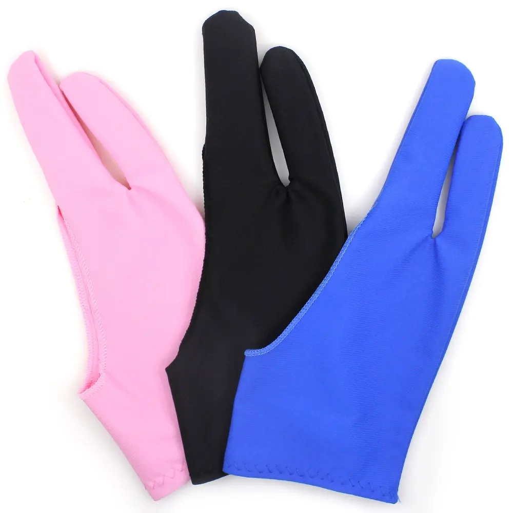 

Artist Anti-fouling Sweatproof Gloves 3 Pack Free Size 2 Finger Gloves
