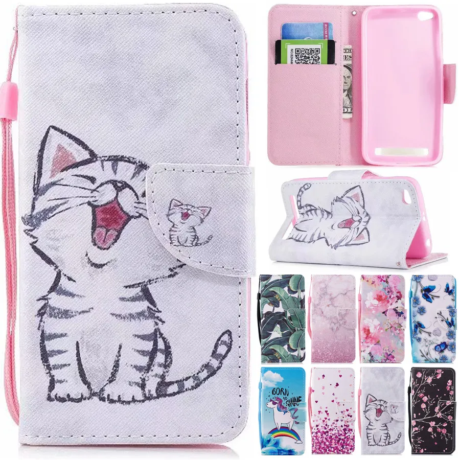 

Redmi 5A Leather Case on for Coque Xiaomi Redmi 5A 5 A Cover sFor Xiaomi Redmi 5A Redmi 4A Covers Wallet Flip Stand Phone Cases