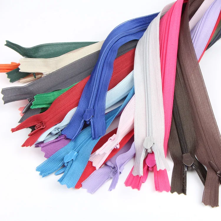 

40/60 cm Invisible Zipper cushion Skirt Hidden 3# Nylon Zipper for sewing/Garment accessories DIY Handmade Craft