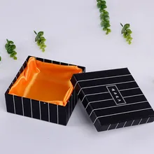 Дизайн подарочная бумага упаковка логотип на заказ шкатулка для украшений с декоративным принтом черный, тени коробка рамки- PX10491