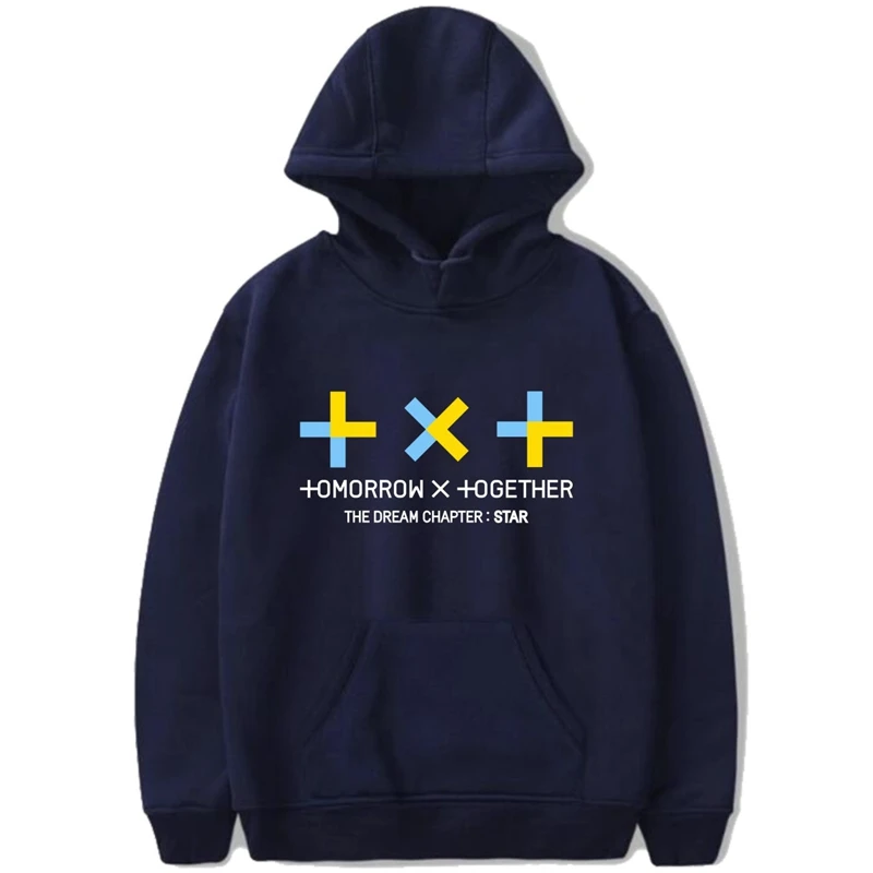 kpop Txt concert The Dream Chapter Star Album men Hooded Sweatshirt Harajuku TOMORROW X TOGETHER Hoodies pullover (3)