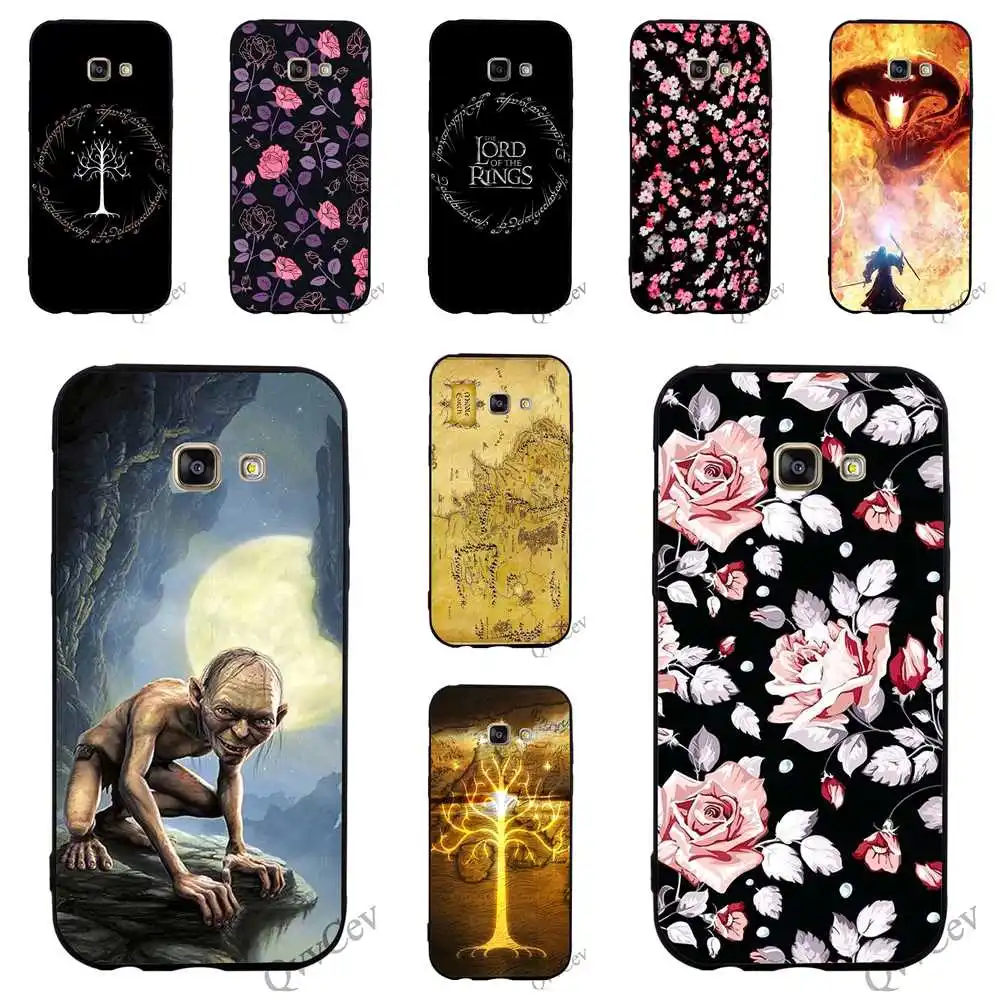 

Hybrid The Lord of Rings Hobbit Phone Cover for Samsung S9 Case A3 A5 A6 S7 Edge S6 Galaxy S8 Plus Note 8 9 Silicone Cases