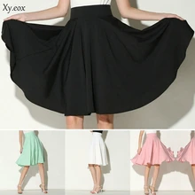 Женская плиссированная юбка с высокой талией, женская летняя повседневная Пляжная вечерняя юбка, вечерние юбки