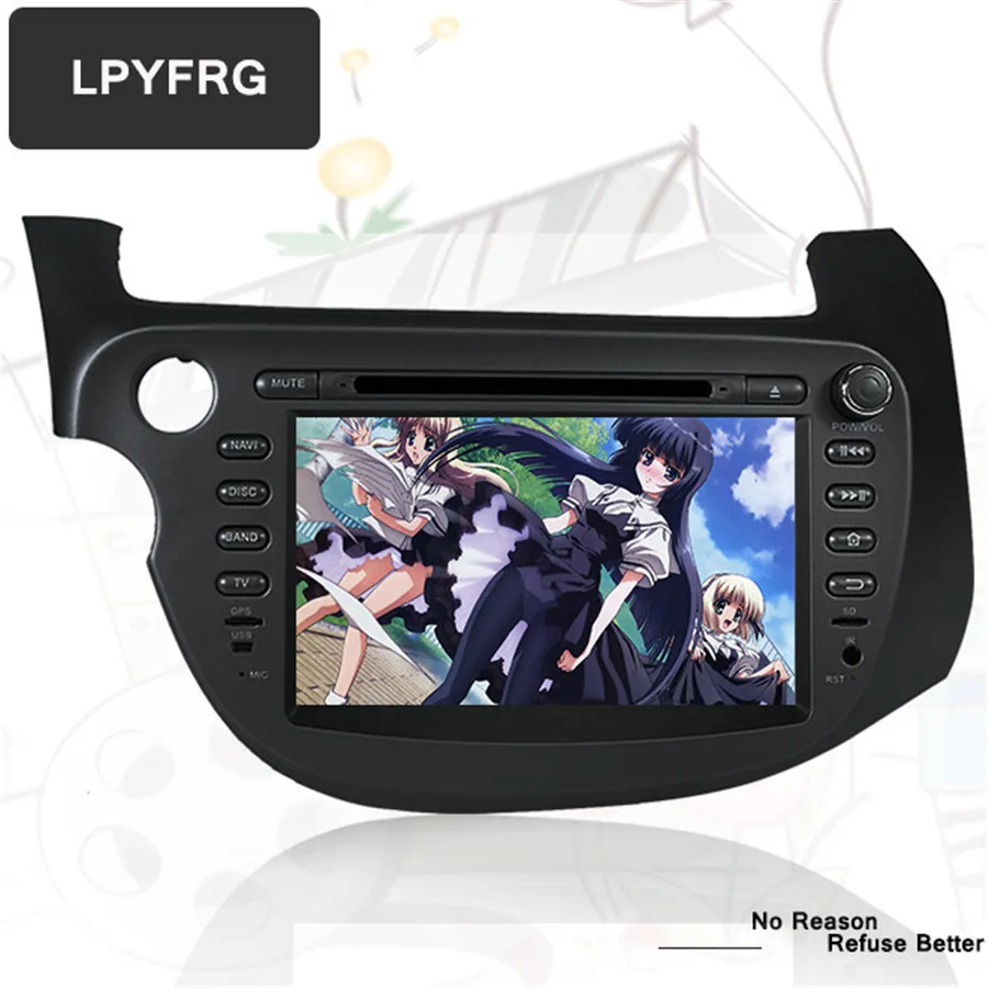 Sale 2 Din 7" Octa Core Android 9.0 Fit HONDA FIT JAZZ 2006-13 Car radio Head Unit Multimedia Navigation GPS gps dvd bluetooth player 3