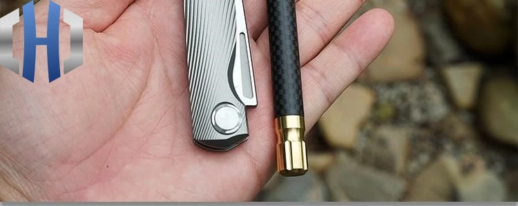 Оригинальная титановая ручка для письма офисная деловая ручка с многофункциональным EDC углеродное волокно металлическая ручка