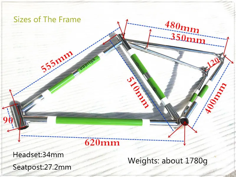 Clearance 700C 51cm Molybdenum Steel Road Bike Frame Plating Retro Cruisers Fix Gear Straight Tube Bicicletas Frame 1 Clearance 700C 51cm Molybdenum Steel Road Bike Frame Plating Retro Cruisers Fix Gear Straight Tube Bicicletas Frame 1