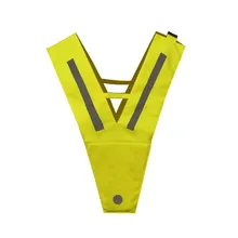 Высокого уровня visibiity полиэстер 45*42 см защитный жилет для взрослых