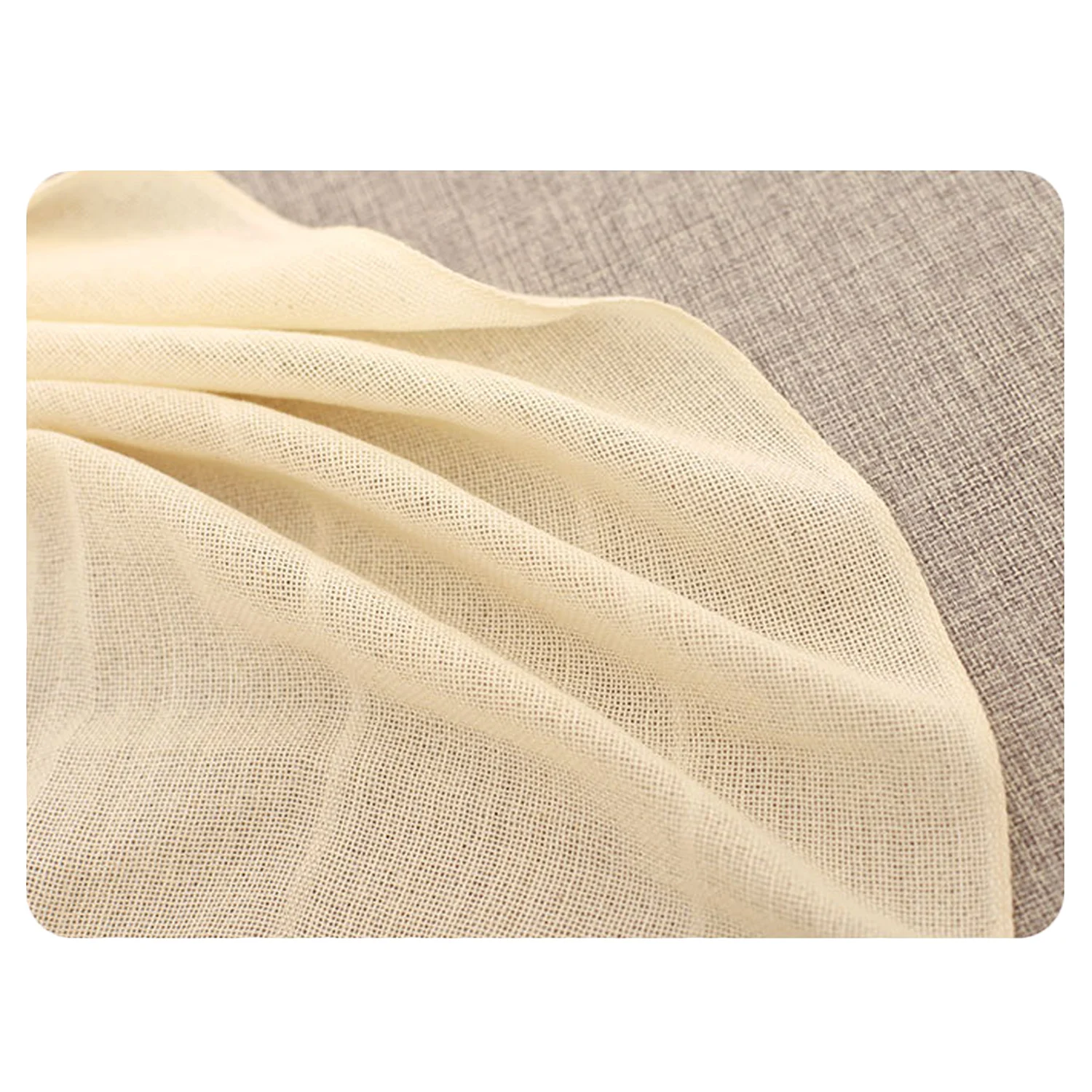 Behogar 115cm Cheesecloth Soft Breathable Water Absorption Cotton Tofu Cheese Cloth Bean Bread Cloth for Home Kitchen Cooking