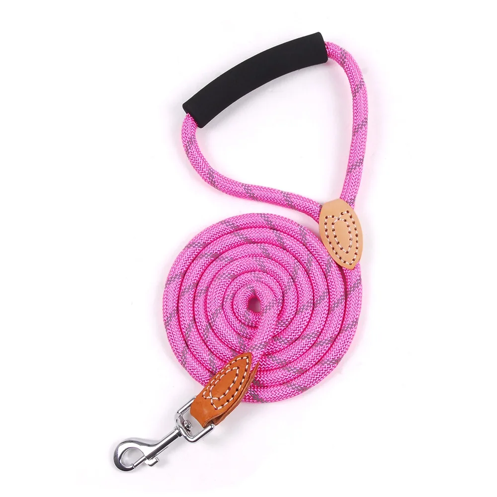 Dog Leash Rope For Medium Large Dogs Reflective Pet Lead Leash Dog-Collar Durable Dog Ropes Leashes Pet Training Walking YS0072 (14)