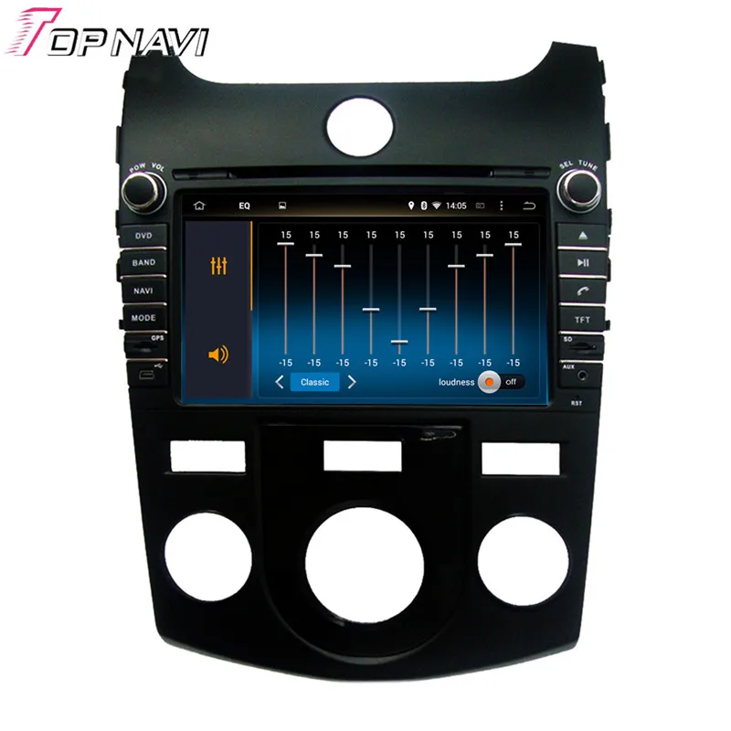 Topnavi Octa Core Android 6 0 Автомобильный DVD для KIA SHUMA Auto Air /KOUP автомобильный Кондиционер/CERATO