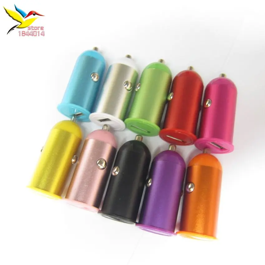 US $1.158.47 Newest Good Idea 21 A Metal Straight Bobbin Bullet Style Mini Car Charger For Iphone 7 6 5 For Samsung FreeShipping 1000 Pcs
