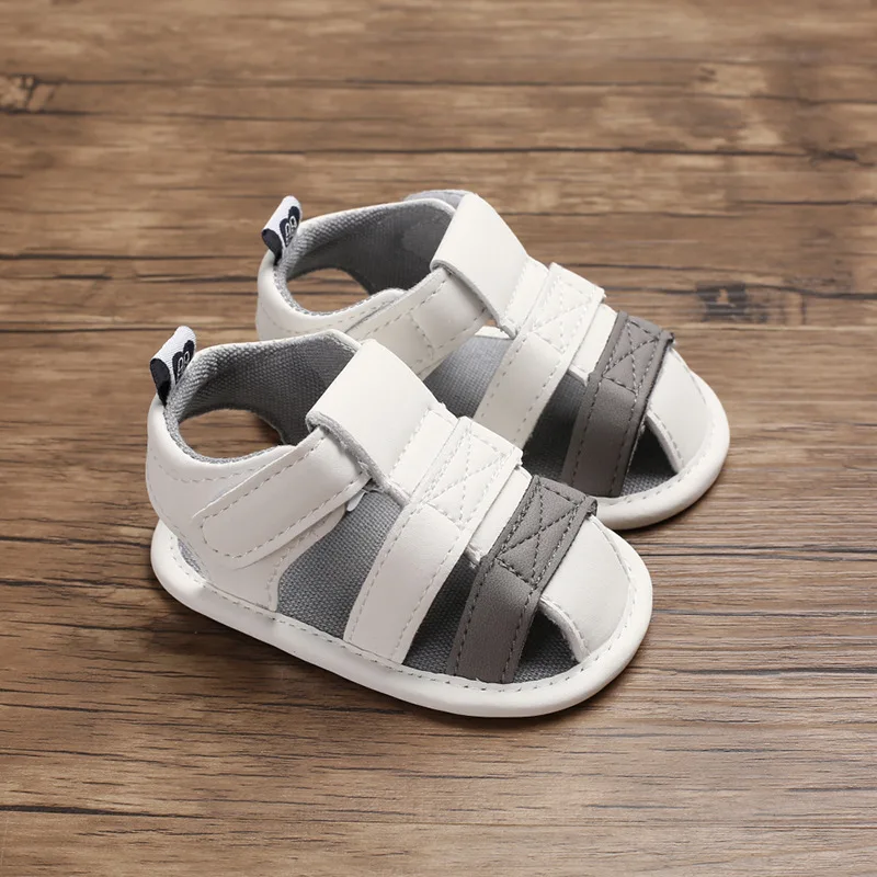 

Baby sandals casual Shu synthetic leather boys and girls sandals soft bottom non-slip newborn baby sandals garden shoes