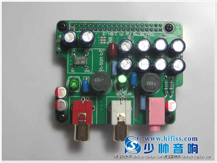 Raspberry Pi B+ 2B DAC TDA1387 8 шт. расширяющаяся плата ies интерфейс связи для MCLK данных LRCK BCK DC5V 2A 44,1 K до 192K вход