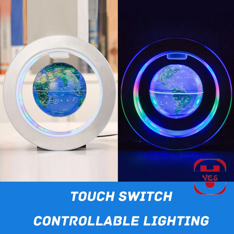  YES New Magnetic Levitation Globe Electronic Floating Suspended 360°Rotate for Child Home Bedroom S - 33023676463
