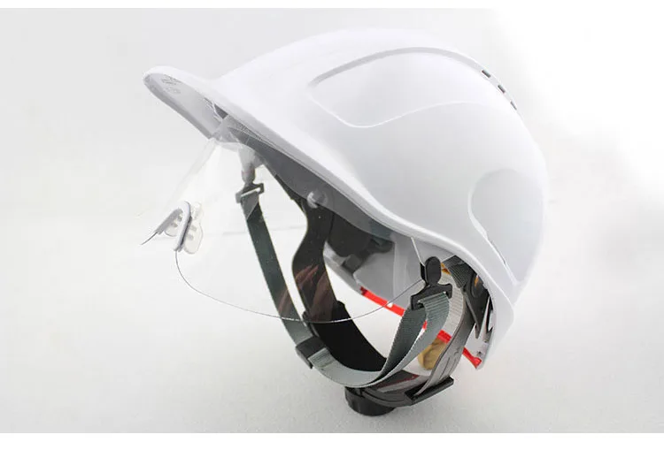 Safety Helmet With Transparent PC glasses Hard Hat ABS Construction Protective Helmets Work Cap Engineering Power Rescue Helmet (6)