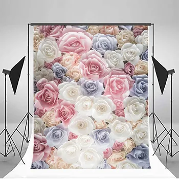 

Mehofoto Newborn Flower Photography Backgrounds Floral Paper Photo Booth Backdrops for Kids Birthday Theme Party Props S-2558