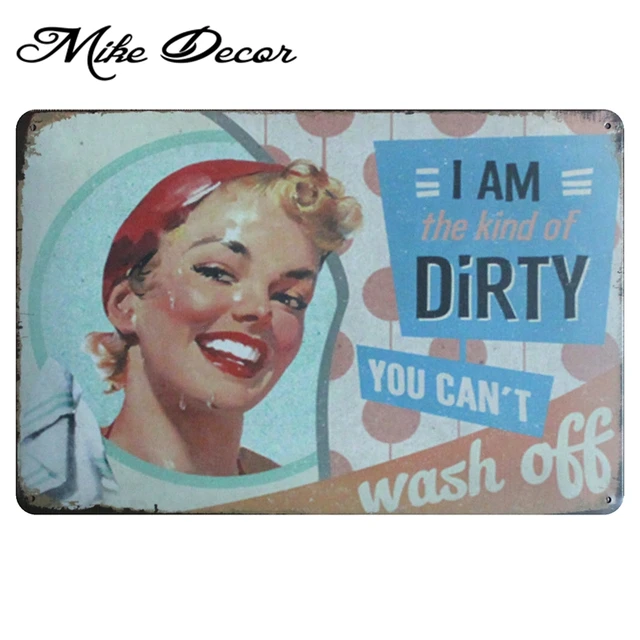 [ Mike86 ] Pin up Girl Bowl Strike Metal Signs Poster Gift PUB Wall Art