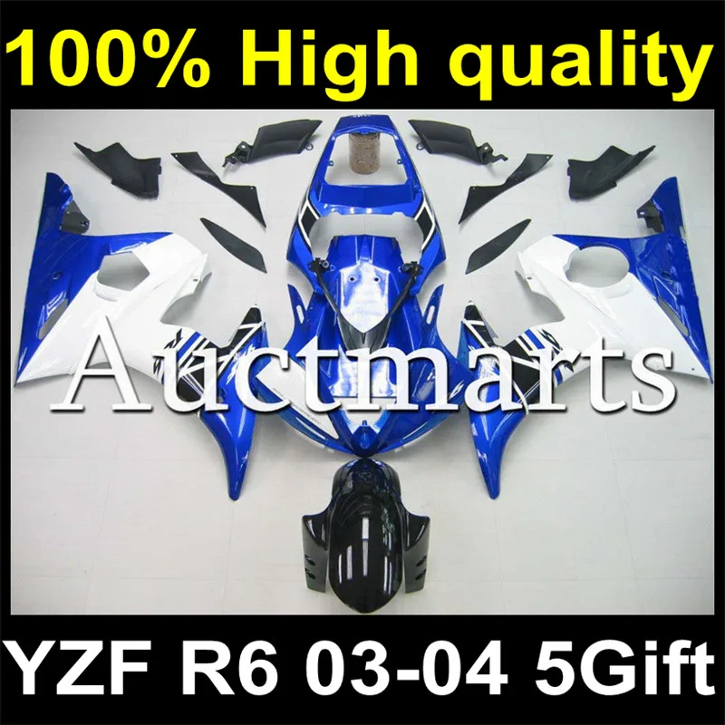 

Complete Plastic Body Fairing Kit Set For YAMAHA YZF600 YZF 600 R6 2003 2004 03 04 Fairing Y03-0304077