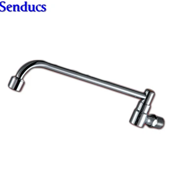 

Free shipping Senducs kitchen sink faucet with semi automatic kitchen sink mixer tap by zinc alloy single cold kitchen faucet