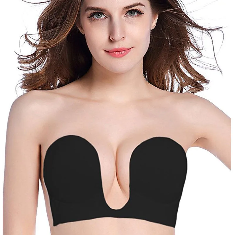 2017 Sexy Sujetador Bra Women Silicone Push Up Bra Self Adhesive Instant Breast Lift Cups