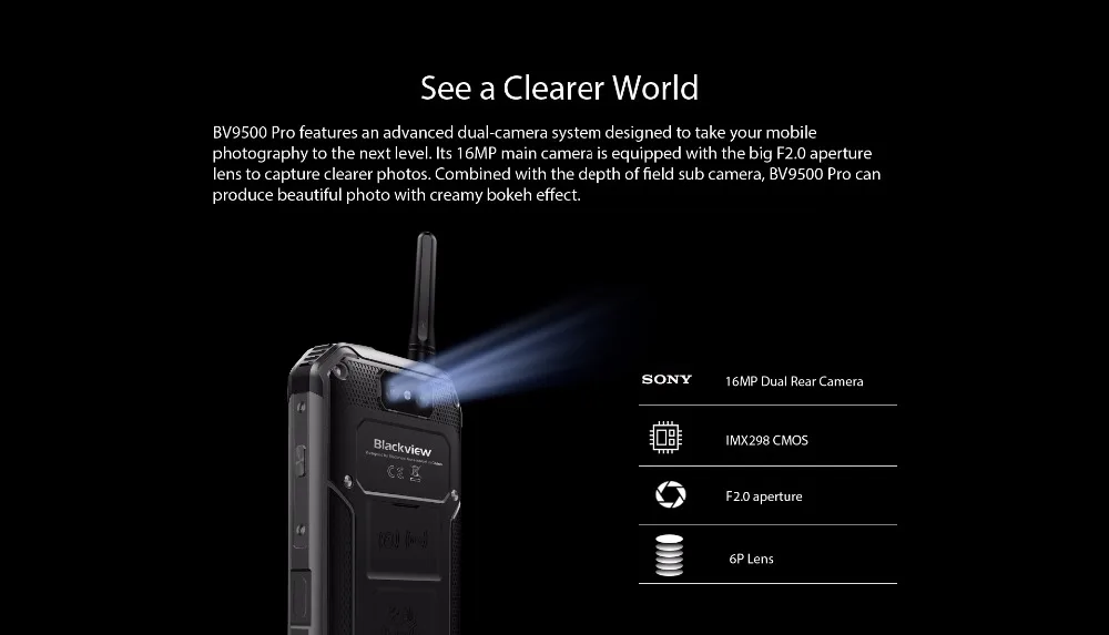 Мобильный телефон Blackview BV9500 Pro, Android 8,1, четыре ядра, 5,7 дюймов, 18:9, MTK6763T, 6 ГБ ОЗУ, 128 Гб ПЗУ, IP68, водонепроницаемый смартфон, NFC OTG