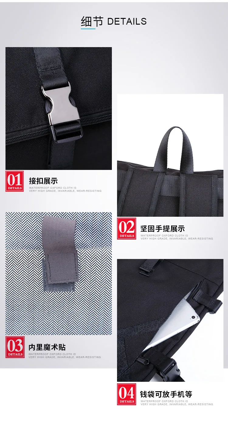 Reflective Roll-Top Backpack 16 