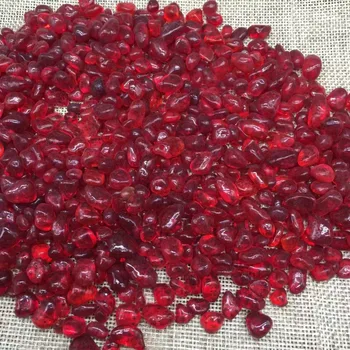 

Wholesale 5A Natural Red Coloured Glaze Crystal Stone Rock Mineral Specimen Planting Aquarium Fish Tank Decor Stone Crafts