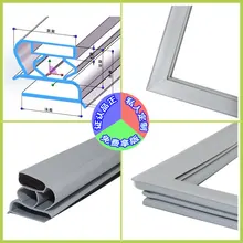 Китайский поставщик пластиковых экструзионных профилей магнитного пвх/u уплотнения двери холодильника