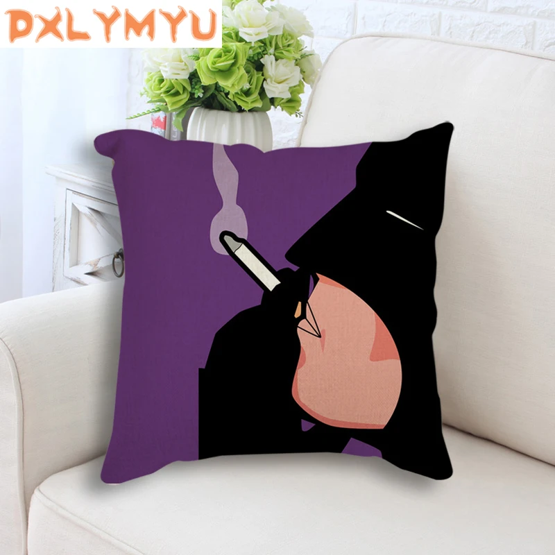 

45cm*45cm Super Hero Spiderman Batman Smoke Art Prints Cushion Cover Sofa Pillow Case Home Decorative Pillow Cover