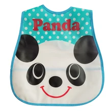 Регулируемый детские нагрудники EVA Пластик Водонепроницаемый обед для кормления Одежда с рисунком для детей, детские с рисунками из мультфильмов; Слюнявчики с персонажами для детей Self забота о кормлении