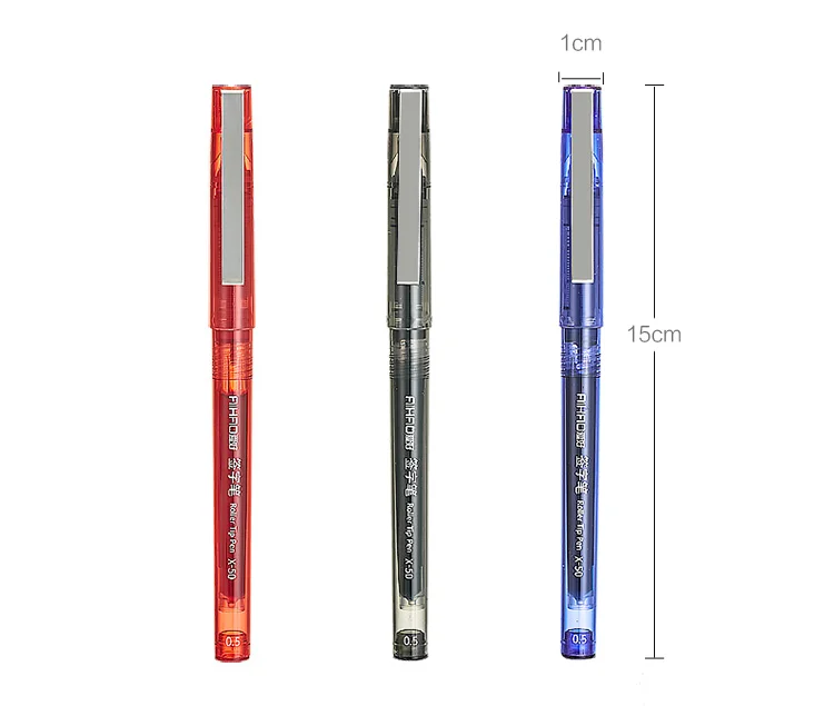 3 шт Офисные цветные ручки Шариковая ручка 0,5 мм ручка для подписи Шариковая ручка для письма канцелярские инструменты материал escolar школьные принадлежности DB657