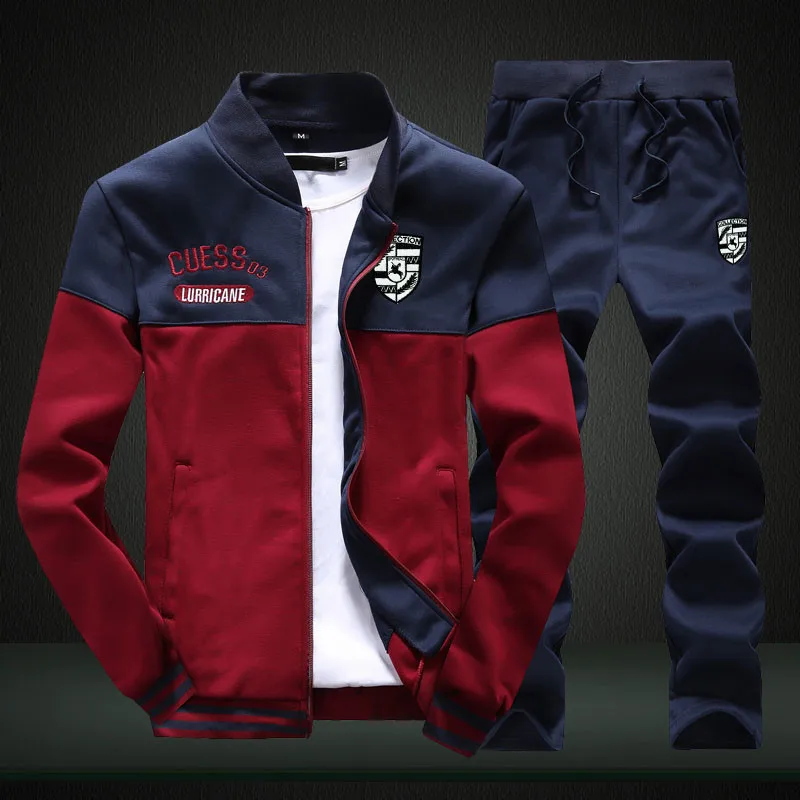 Riinr 2018 Fashion New Arrival Sporting Suit Men Spring And Autumn Casual Sweatshirt+Sweatpants Two Pieces Sets Tracksuit Men Riinr 2018 Fashion New Arrival Sporting Suit Men Spring And Autumn Casual Sweatshirt+Sweatpants Two Pieces Sets Tracksuit Men