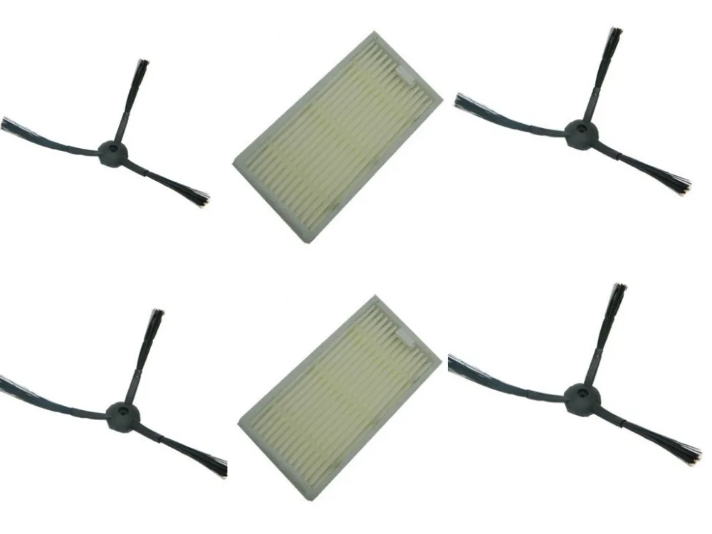 Robot Vacuum Cleaner Accessories hepa Filter+Side Brush for Dibea X500 X600 ECOVACS CR120. Robot Vacuum Cleaner Accessories hepa Filter+Side Brush for Dibea X500 X600 ECOVACS CR120.