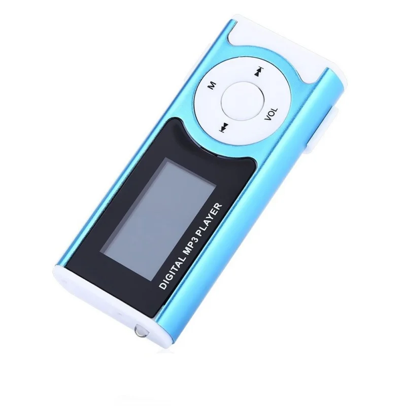 Мини MP3 Поддержка 8 Гб микро SD клипов ЖК экран плеер Спортивный Портативный mp3