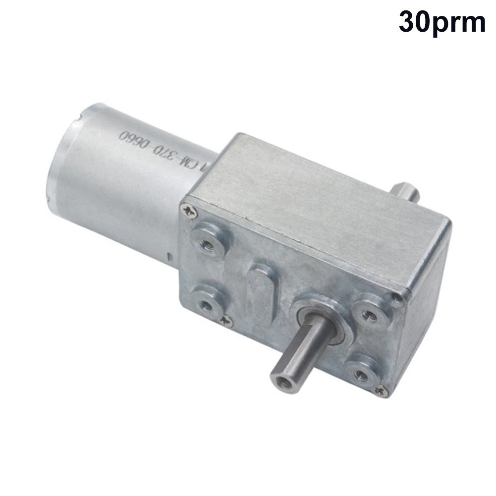 

6-30RPM Gear Reduction Motor DC 12V High Torque Mayitr Gearbox Electric Turbo Geared Reversible Replacement Worm Parts Reducer