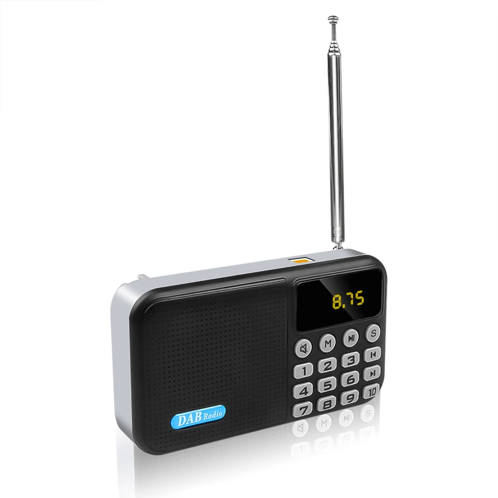 

Digital DAB-P8 DAB+FM Radio Player Receiver W/ Bluetooth Stereo Speaker Outdoor FM Receiver Music Player