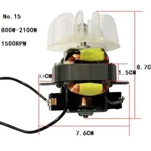 1800 Вт-2100 Вт большая мощность Запчасти для сушильной машины однофазный двигатель серии парикмахерская Использование с лопастями вентилятора