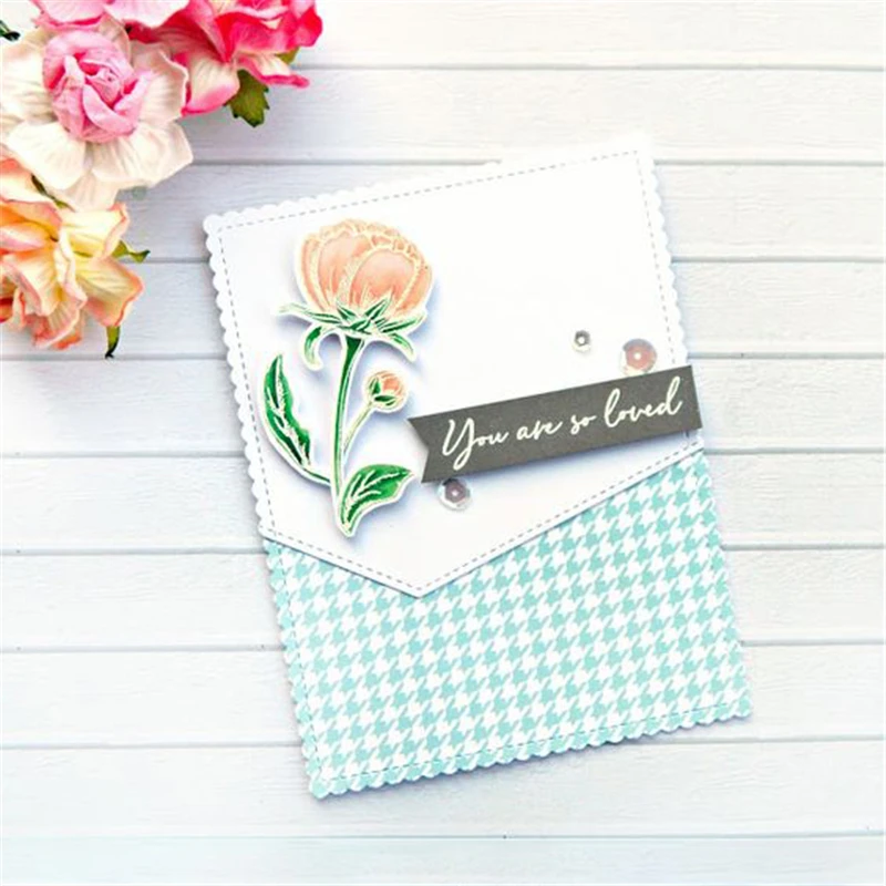 

Naifumodo Simple Lace Metal Cutting Die Stencil Scrapbooking for Card Making Decorative Album Photo Frame Dies New 2019 Crafts