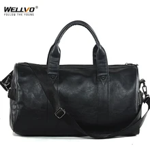 Модные женские сумки унисекс из мягкой искусственной кожи, одноцветные дорожные сумки для багажа, большие сумки на плечо capaoutu, сумки через плечо для ночного отдыха XA221WC
