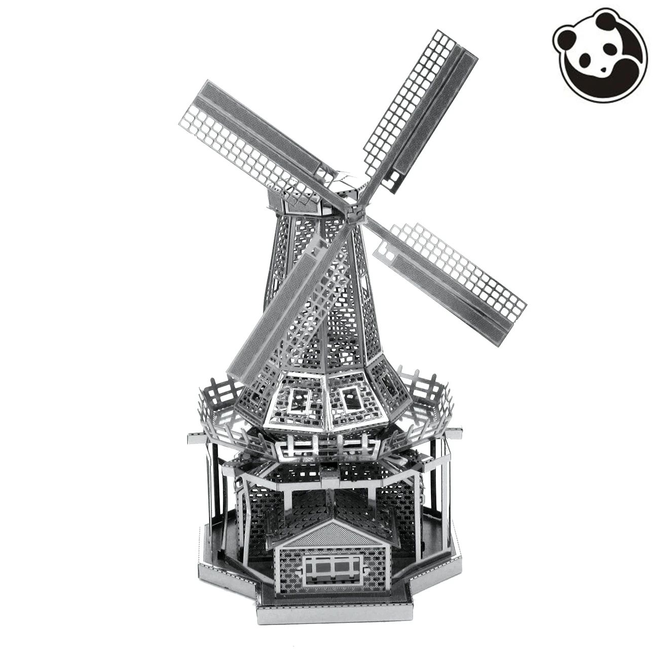 

Pandamodel@Construction Famous Buildings Over The World 3D Metal Model Puzzles WINDMILL Chinese Metal Earth Stainless Steel