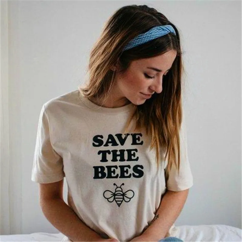 2019  Save the Bees Graphic Tee, Honeybee Tee, Bumble Bee Shirt, Beekeeper Shirt, Bee Lovers, Save the Bee, Beehive, Honey, Shirts, Bees, Bee Gift  _ Pretty - 1 (2)
