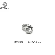 10 шт. MR128ZZ ABEC-1 8X12X3,5 мм Глубокие шаровые подшипники MR128/L-1280 ZZ миниатюрные MR128-2Z