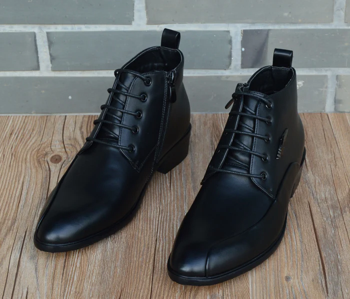 Повседневные ботильоны с высоким берцем; официальная мужская обувь на плоской подошве; модная обувь для работы; обувь для деловой вечеринки; Свадебная обувь; мужские ботинки «Челси»; Botas Homme