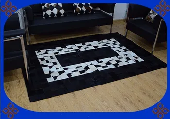 

2018 free shipping via DHL 100% natural genuine cow leather sisal carpet